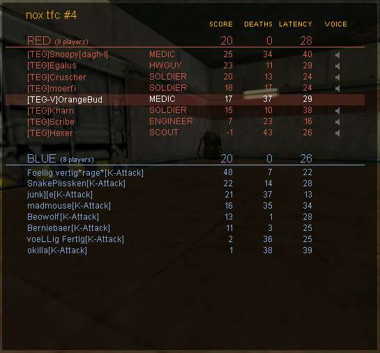 Match: 169
Gegner: K-Attack
Map: well